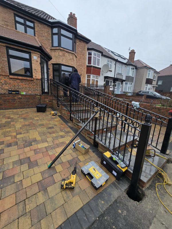 metal railings